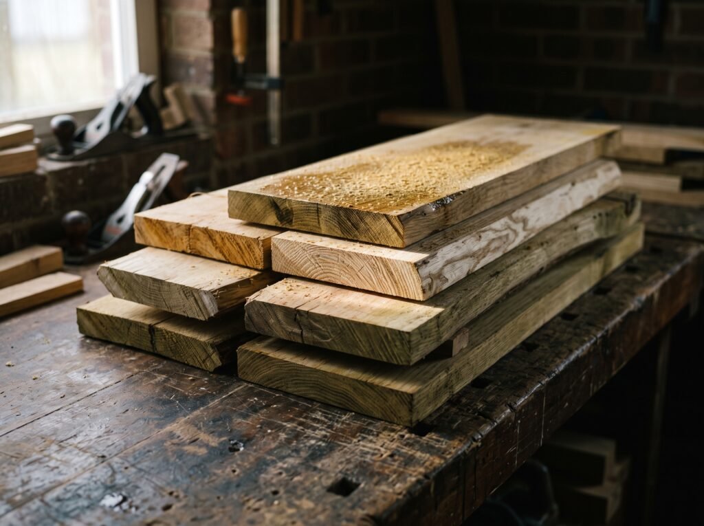 KD Oak Odd Bits, from the workshop